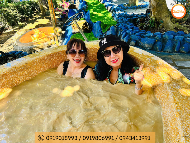 Tắm bùn khoáng tại Tea Resort Bảo Lộc - Du lịch 360Go 